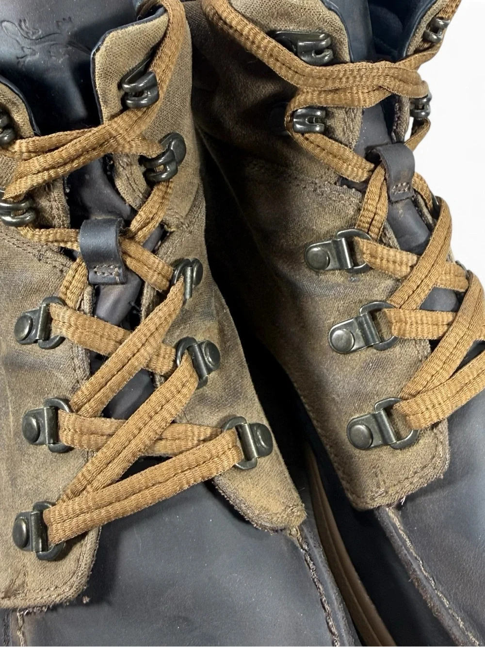 Chaco Otter Performance Hiking Boots Leather Lace-up Brown Men's Size 11